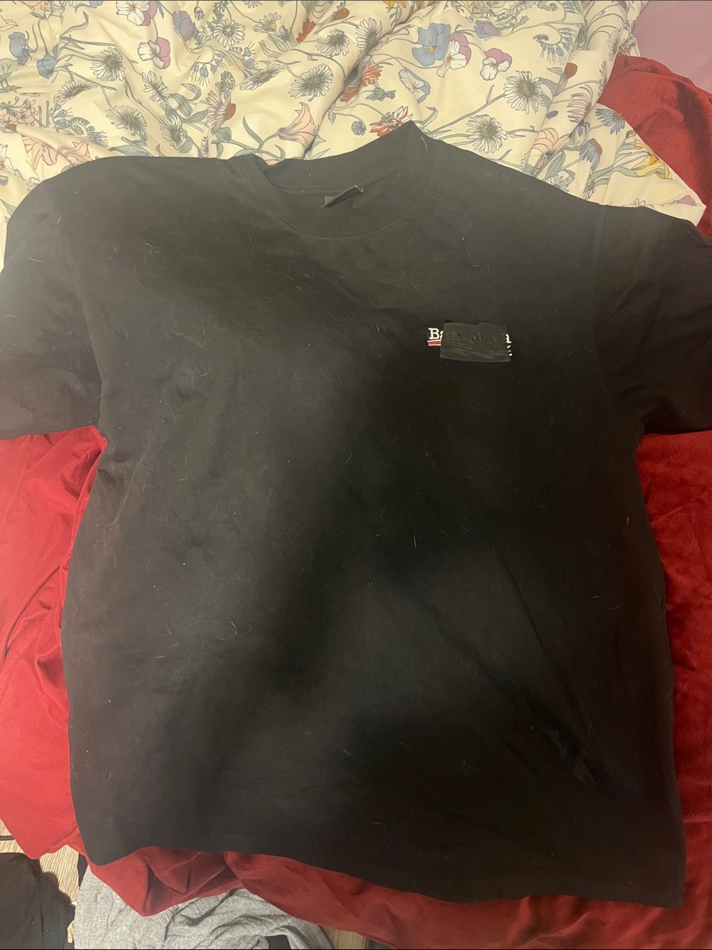 Black Balenciaga t-shirt